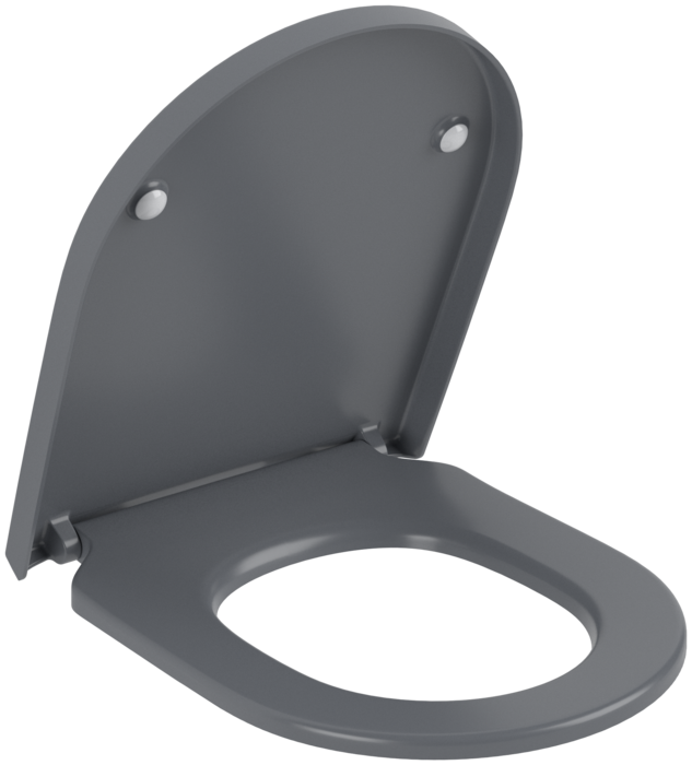 Подвесной унитаз Villeroy&Boch Subway 2.0 глубокий смым, без ободка, с функцией DirectFlush, Graphite CeramicPlus