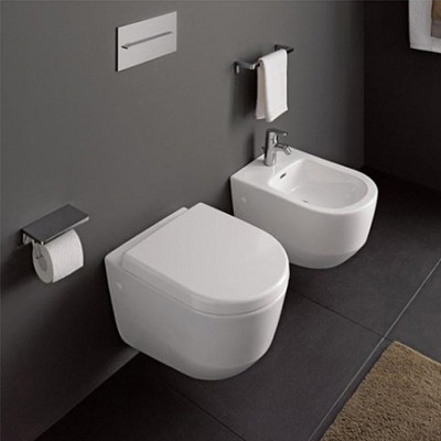 Биде подвесное Laufen Pro 53x36x34.5см, с 1 отверстием под смеситель, белое