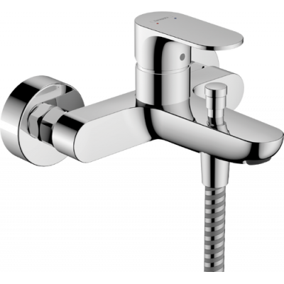 Однорычажный смеситель Hansgrohe Rebris S для ванны для наружного монтажа, хром