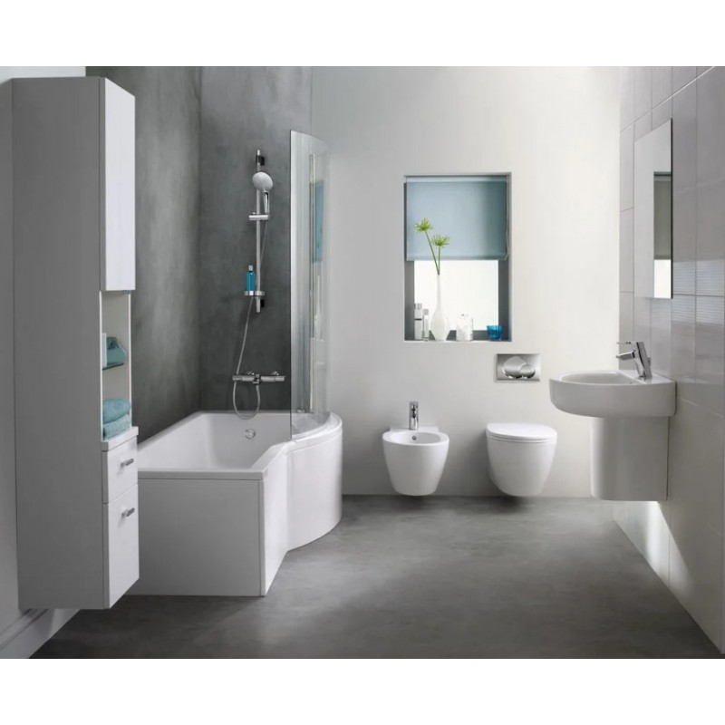 Унитаз подвесной с сиденьем дюропласт микролифт CONNECT Rimless Ideal Standard E822301