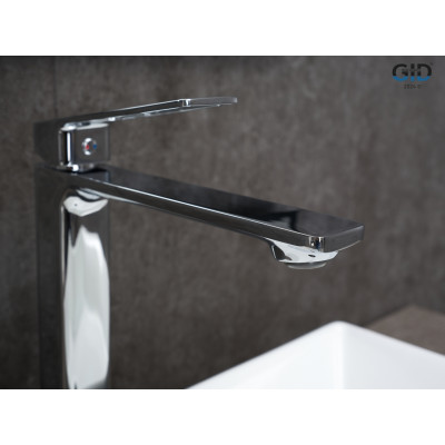 Смеситель высокий для раковины Gid Niagara L057-CH-D L057CHD хром