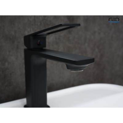 Смеситель для раковины Gid Niagara L057-BM-K L057BMK черный матовый