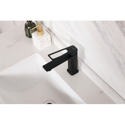 Смеситель для раковины Gid Niagara L057-BM-K L057BMK черный матовый