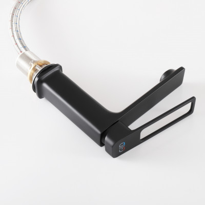 Смеситель для раковины Gid Niagara L057-BM-K L057BMK черный матовый