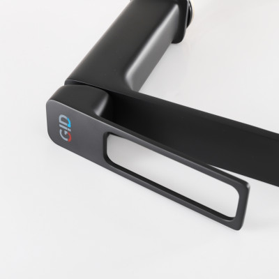 Смеситель для раковины Gid Niagara L057-BM-K L057BMK черный матовый