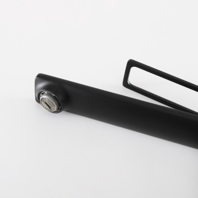 Смеситель высокий для раковины Gid Niagara L057-BM-D L057BMD черный матовый