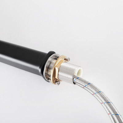 Смеситель высокий для раковины Gid Niagara L057-BM-D L057BMD черный матовый