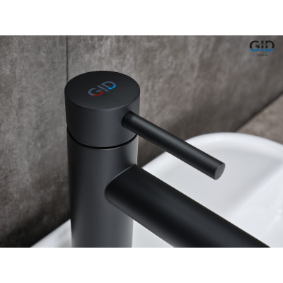 Смеситель для раковины Gid Berlin SS080-BM-K SS080BMK черный матовый