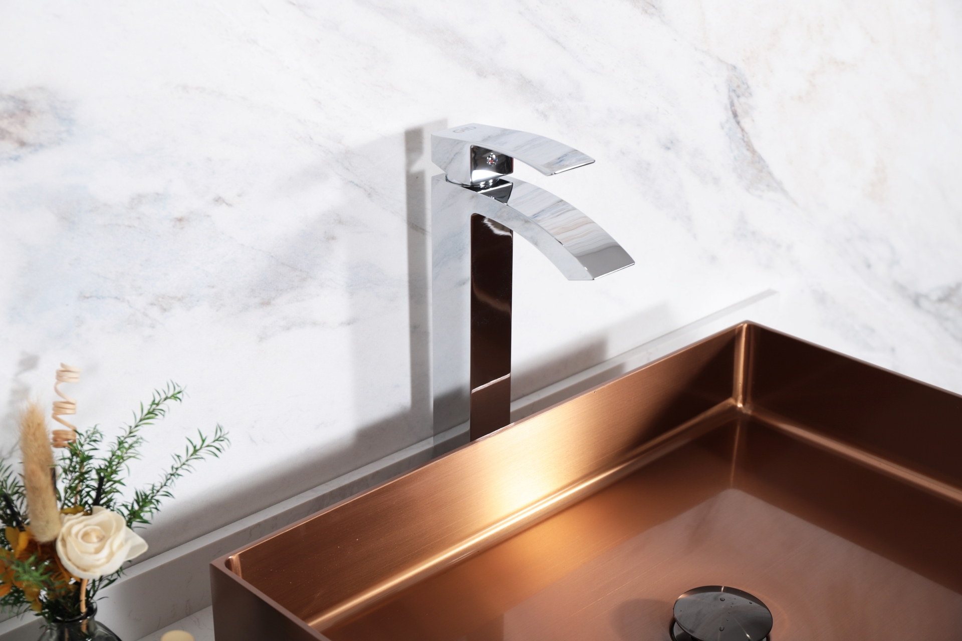 Смеситель высокий для раковины Gid Victoria L120-CH-D L120CHD хром
