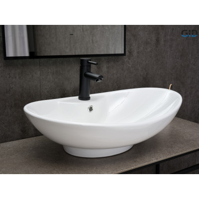 Раковина Gid N9004 51205 накладная белая 65x43.5x20