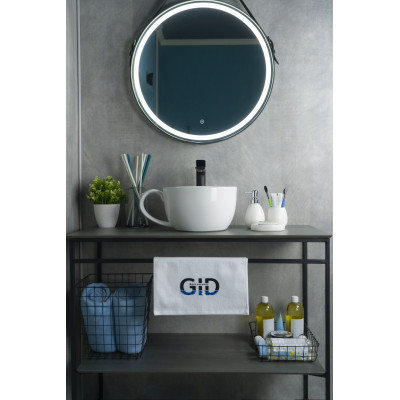 Раковина Gid N9055 51186 накладная белая 40x30x18