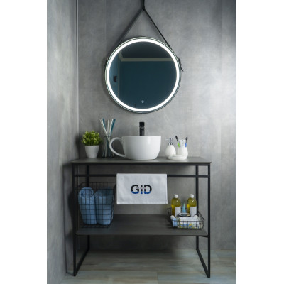 Раковина Gid N9055 51186 накладная белая 40x30x18