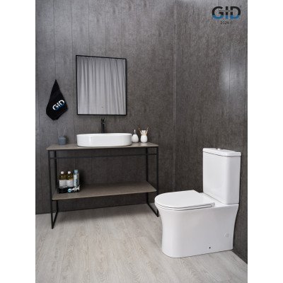 Раковина Gid D1479 51203 накладная белая 61x38.5x12