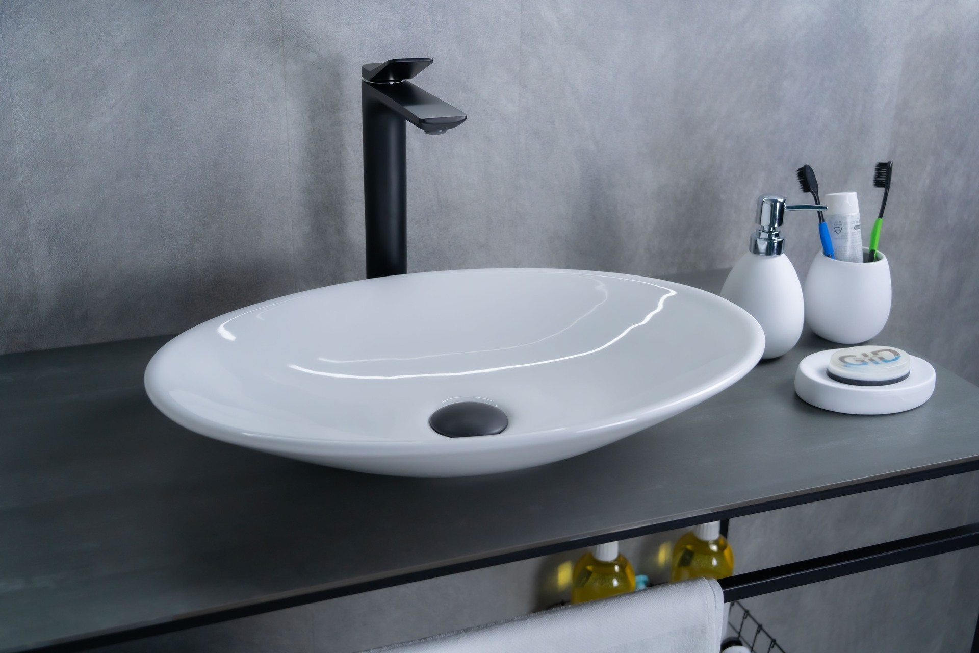 Раковина Gid N9022 51110 накладная белая 50x35x9