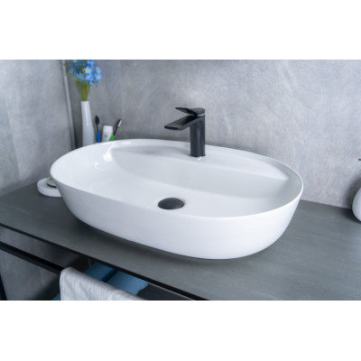 Раковина Gid D1346 51194 накладная белая 61x41x14