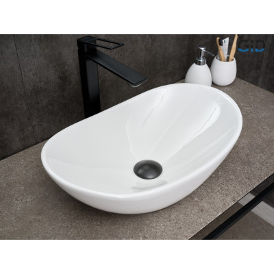Раковина Gid N9133 51201 накладная белая 48x30.5x14.5