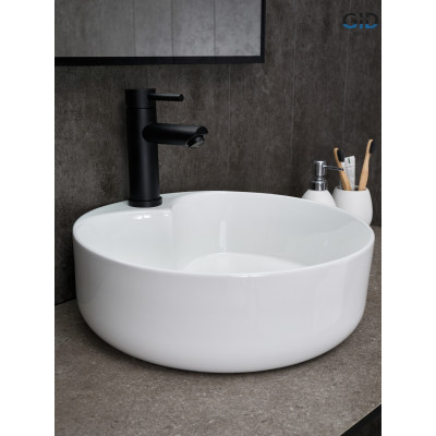 Раковина Gid N9013 51208 накладная белая 40x40x13