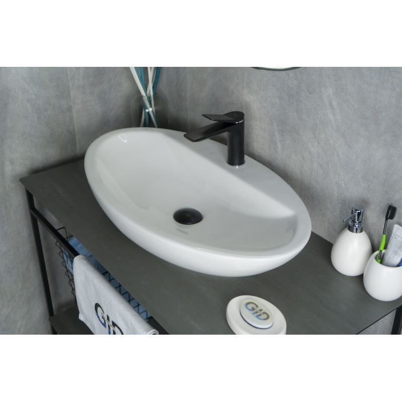 Раковина Gid N9435 51149 накладная белая 73x41.5x13.5