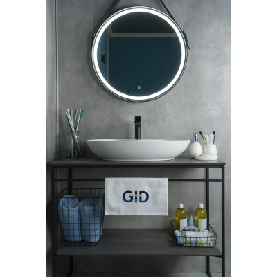 Раковина Gid N9438 51151 накладная белая 65x43x12