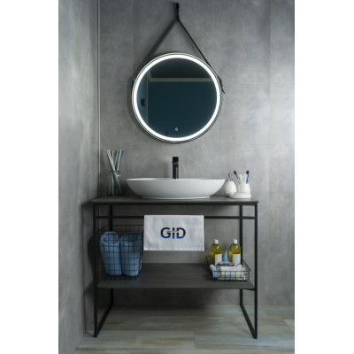 Раковина Gid N9438 51151 накладная белая 65x43x12