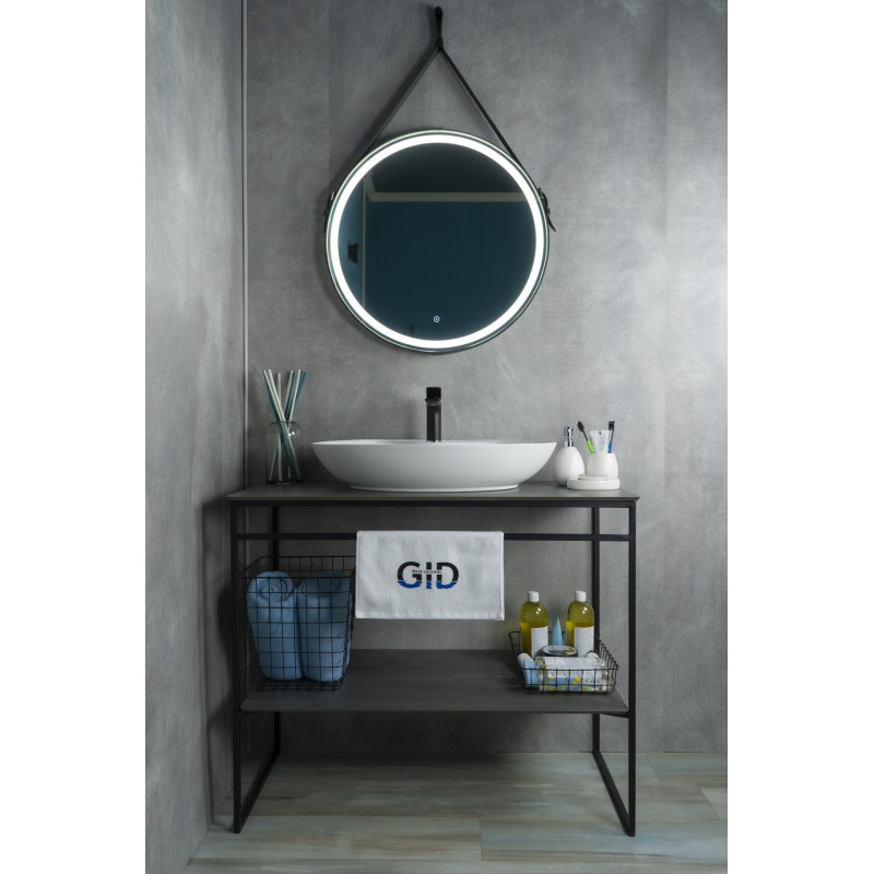 Раковина Gid N9438 51151 накладная белая 65x43x12