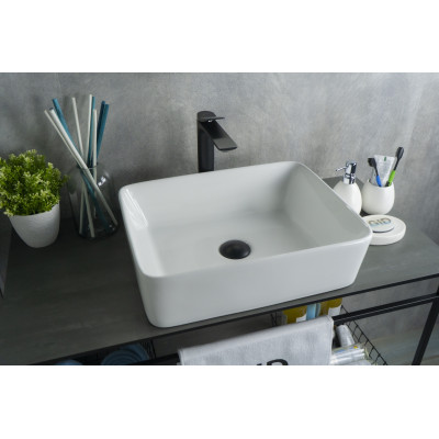 Раковина Gid N9103 51120 накладная белая 48x37x13