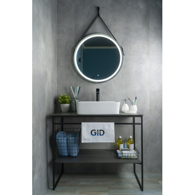 Раковина Gid N9103 51120 накладная белая 48x37x13