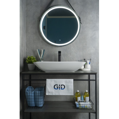Раковина Gid N9122 51124 накладная белая 71x40x14