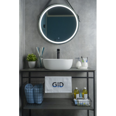 Раковина Gid D1301 51180 накладная белая 42.5x42.5x14.5