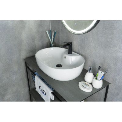 Раковина Gid N9163 51127 накладная белая 59x41x16