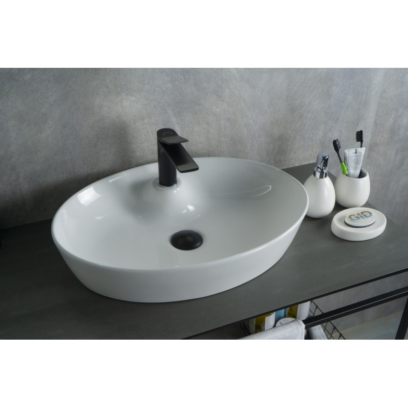 Раковина Gid N9436 51150 накладная белая 55x40x10.5