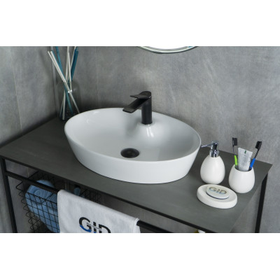 Раковина Gid N9436 51150 накладная белая 55x40x10.5