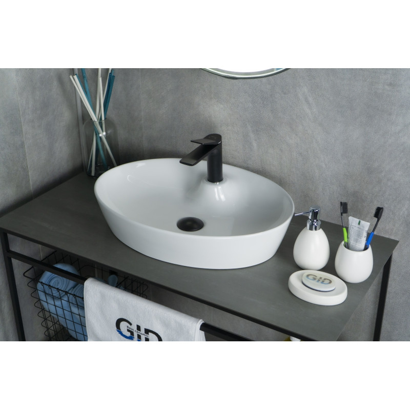 Раковина Gid N9436 51150 накладная белая 55x40x10.5