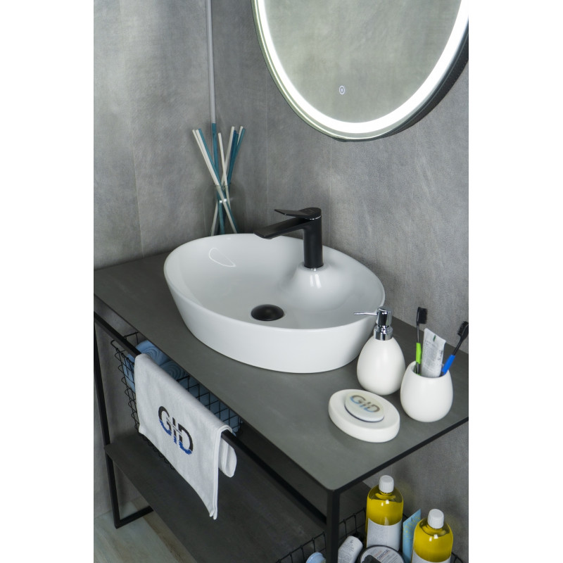 Раковина Gid N9436 51150 накладная белая 55x40x10.5