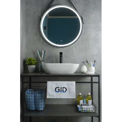Раковина Gid N9447 51157 накладная белая 51x34x13