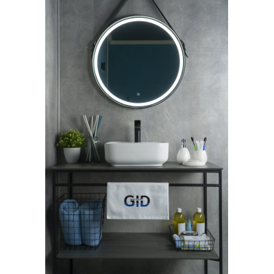 Раковина Gid N9044 51165 накладная белая 38.5x38.5x14