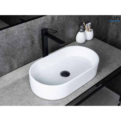 Раковина Gid N9020 51209 накладная белая 52.5x30.5x11.5