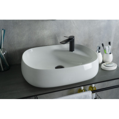Раковина Gid N9048 51185 накладная белая 59x46x15