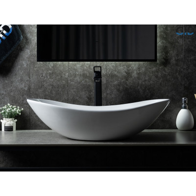 Раковина Gid N9811 51175 накладная белая 61x37x15