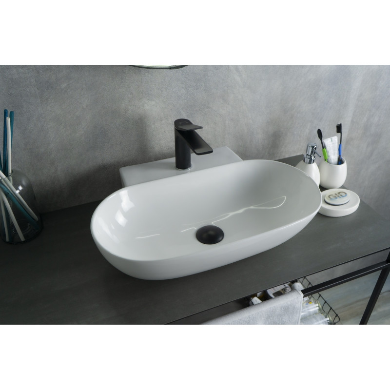 Раковина Gid N9234 51133 накладная белая 56x39x12.5