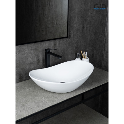 Раковина Gid N9811 51175 накладная белая 61x37x15