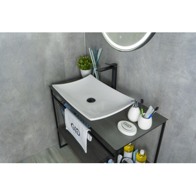 Раковина Gid N9177 51170 накладная белая 60x39x11.5