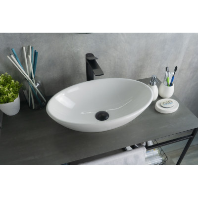 Раковина Gid N9021 51109 накладная белая 52x32x14