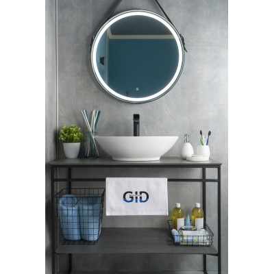 Раковина Gid N9021 51109 накладная белая 52x32x14