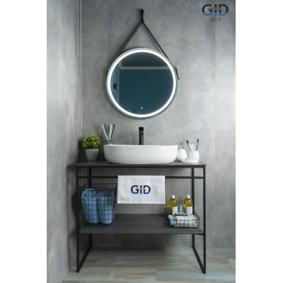 Раковина Gid N9026a 51112 накладная белая 60x40x15
