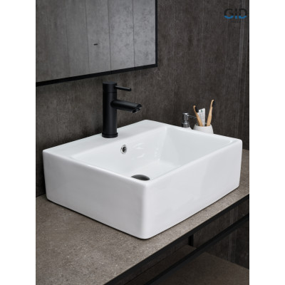 Раковина Gid N9145 51214 накладная белая 45.5x40x15