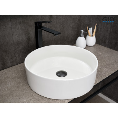Раковина Gid N9423 51143 накладная белая 40x40x12