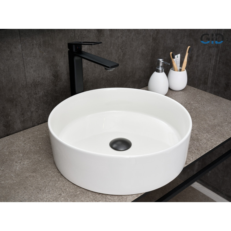 Раковина Gid N9423 51143 накладная белая 40x40x12