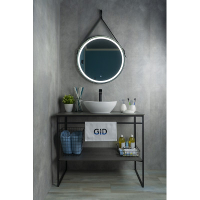 Раковина Gid N900 51164 накладная белый матовый 41x34x15