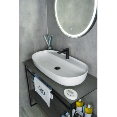 Раковина Gid N9347 51190 накладная белая 81x41x14
